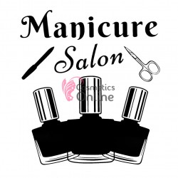 Sablon sticker de perete pentru salon de infrumusetare - J046XL - Manicure Salon 40966